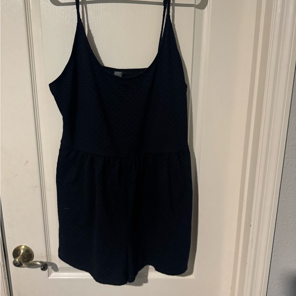 Elegant Navy Romper